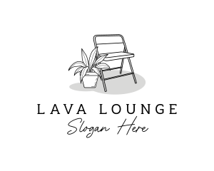 Cozy Chair Lounge logo design