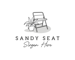 Cozy Chair Lounge logo design