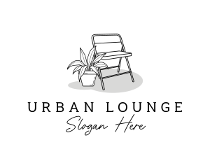 Lounge - Cozy Chair Lounge logo design