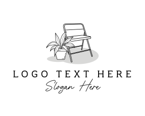 Leaf - Cozy Chair Lounge logo design