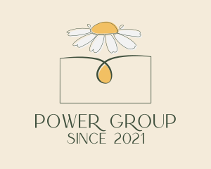 Extract - Daisy Flower Oil logo design
