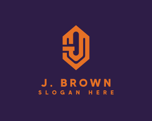Industrial Business Firm Letter J logo design