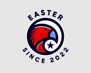 Hawk - Patriotic Star Eagle logo design