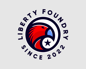 Patriotic - Patriotic Star Eagle logo design