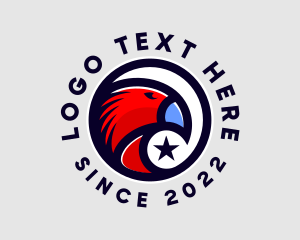 Eagle - Patriotic Star Eagle logo design