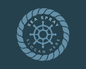 Marine Wheel Rope logo design