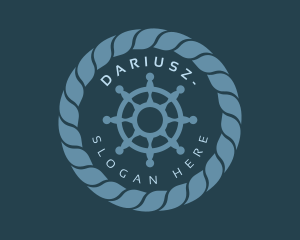 Coast - Marine Wheel Rope logo design