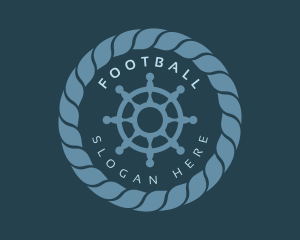 Boat - Marine Wheel Rope logo design