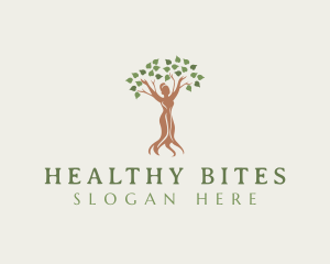 Woman Tree Wellness logo design