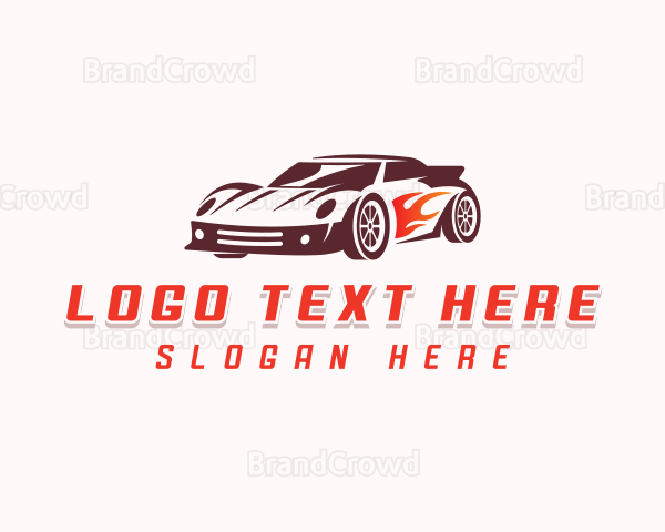 Fast Car Driving Logo