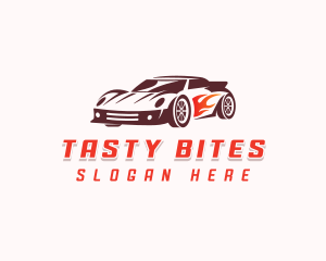 Racing - Fast Car Driving logo design