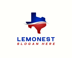 Texas Political Map Logo