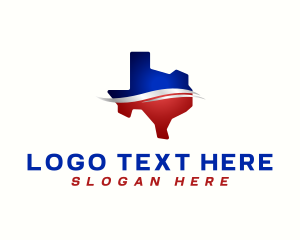 Texas Political Map Logo