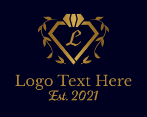 Luxurious - Luxury Diamond Boutique logo design