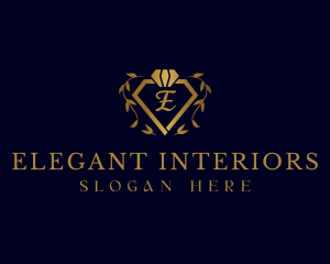 Luxury Diamond Boutique logo design