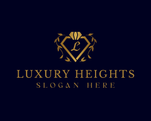 Luxury Diamond Boutique logo design