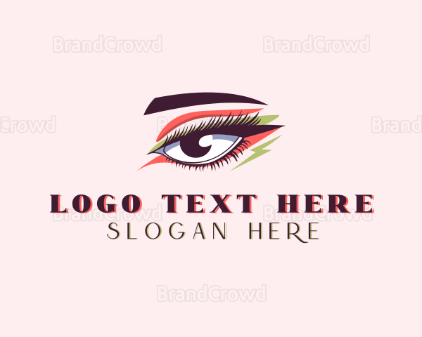 Eyeshadow Makeup Cosmetics Logo