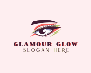 Eyeshadow - Eyeshadow Makeup Cosmetics logo design