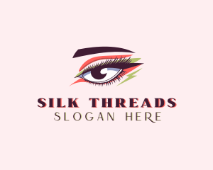 Eyeshadow Makeup Cosmetics logo design