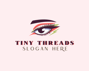 Eyeshadow Makeup Cosmetics logo design