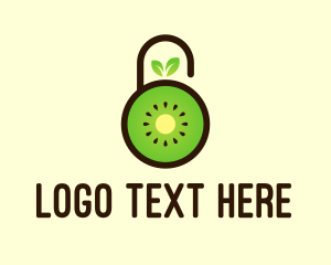 Lock - Kiwi Eco Lock logo design