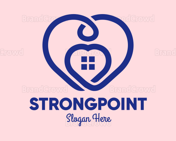 Blue Heart Home Logo