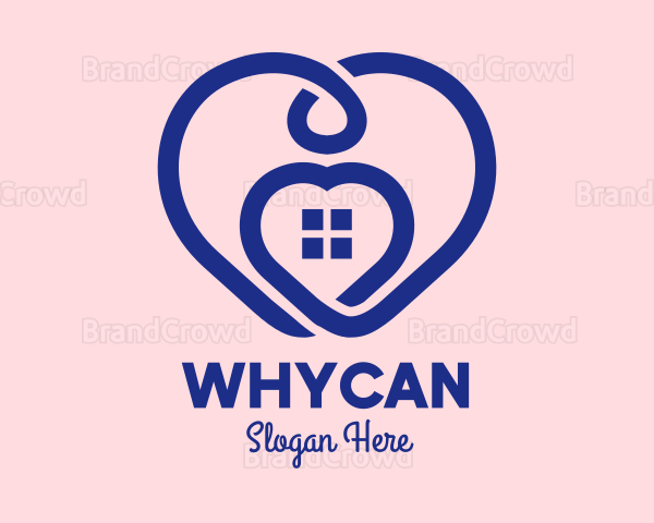 Blue Heart Home Logo