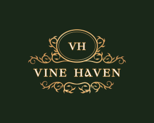 Vine Elegant Event Wedding logo design