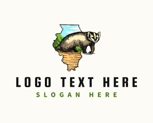 American Badger - American Badger Illinois logo design