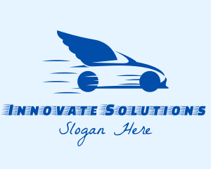 Car Dealership - Fast Flying Car logo design