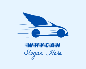 Car Club - Fast Flying Car logo design