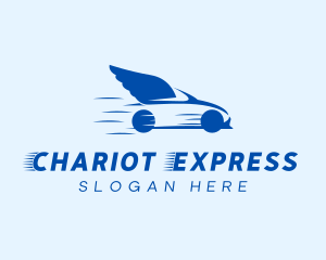 Fast Flying Car  logo design