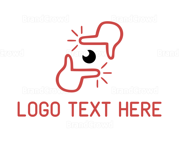 Hands Frame Camera Logo
