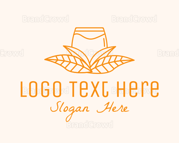 Organic Leaf Kombucha Logo