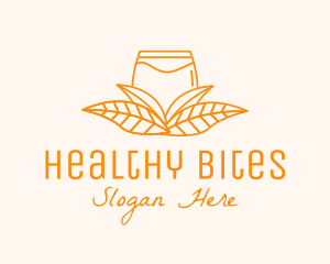 Organic Leaf Kombucha logo design