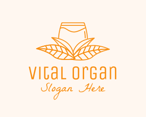 Organic Leaf Kombucha logo design