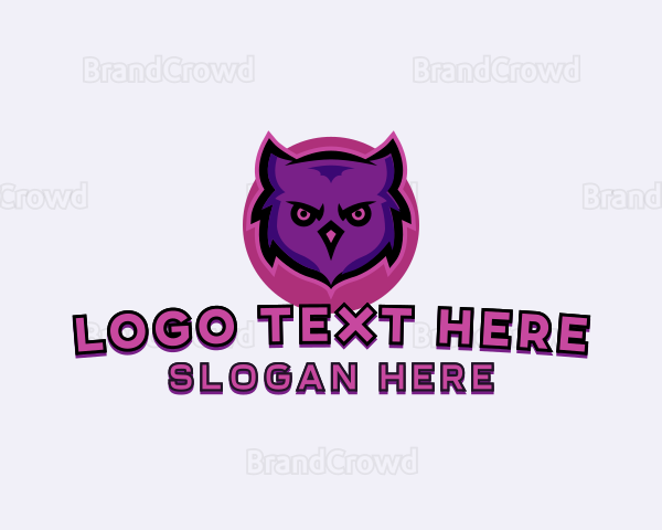 Owl Bird Gaming Logo