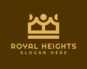 Abstract Royal Crown logo design