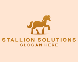 Stallion - Pony Stallion Ranch logo design