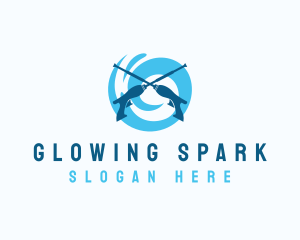 Shine - Pressure Washer Cleaning logo design