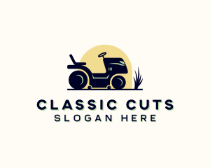 Lawn Mower Gardening logo design