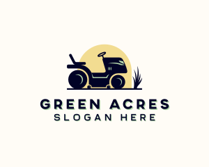 Mowing - Lawn Mower Gardening logo design