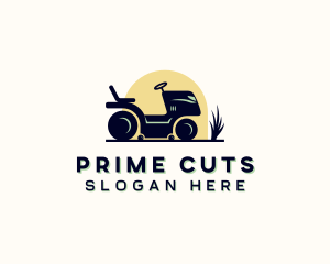 Lawn Mower Gardening logo design