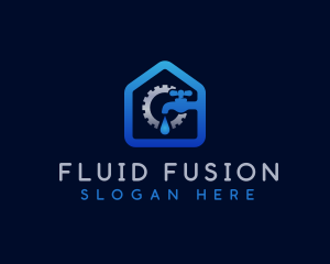 Faucet Plumbing Repair logo design