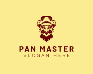 Mustache Hat Man logo design