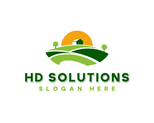 Landscaping Field Horizon Logo