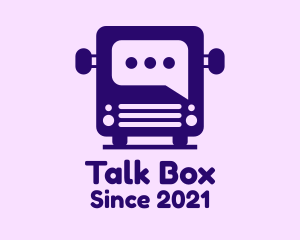 Chat Box - Bus Message Box logo design