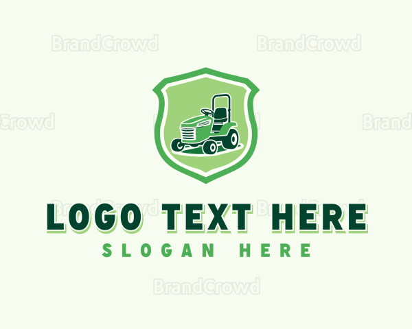 Yard Lawn Mowing Logo