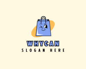 Happy Shopping Bag Store Logo