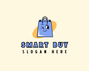 Buy - Happy Shopping Bag Store logo design
